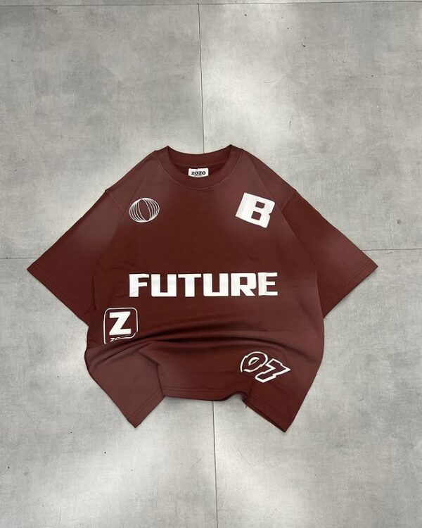Contrasted Graphic T-Shirt (Oversized)