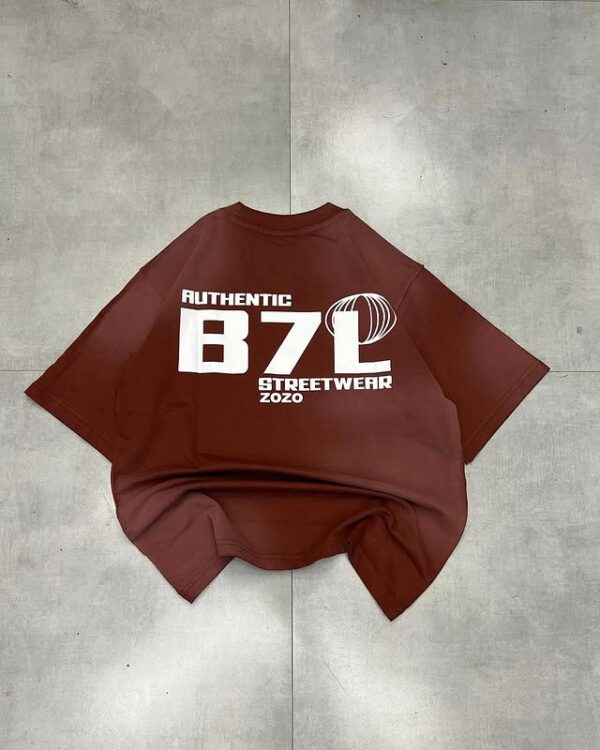 Contrasted Graphic T-Shirt (Oversized)